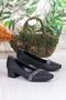 16503 Erdem Stone Detailed Low Heeled Women's Shoes - 5