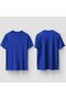 Oversize Relaxed Fit Cotton 2-Pack Blue Color Unisex T-Shirt