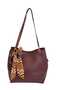 Women's Large Shoulder Bag - Laptop Compartment - Gift Scarf Included - 6