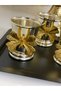 SILVER COLOR BUTTERFLY 3 PIECES ROSE BUCKET LUXURY - 2
