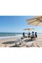 Folding Picnic Table, Aluminum Foldable Table, Camping Table with Seats and Umbrella Hole - 2