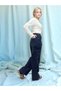 Children's 100% Cotton Wide Leg Loose Cut Baggy Fit Oversize Cargo Pocket Jeans-824 - 6