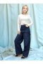 Children's 100% Cotton Wide Leg Loose Cut Baggy Fit Oversize Cargo Pocket Jeans-824 - 5