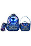 Mu5904 Robot Primary School Backpack Set of 3 [School Bag + Lunch Box + Pencil Case) - 2