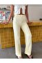 Yellow Wrinkle Seersucker Fabric Ultra Stretchy Trousers