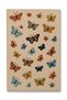 Mosso Colorful Butterflies Patterned Woven Base Modern Decorative Carpet Mosso136