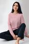 Women's Seasonal Uzunkol Rose Pajamas Suit, 50% Cotton 50% Modal
