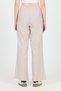 Beige Cotton Elastic Waist Wide Leg/Loose Leg Trousers 4754A - 5