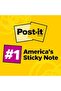 Notes 3 in x 3 in, 2 Pads, America's #1 Favorite Sticky Notes, Canary Yellow - 6