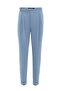 Baby Blue High Waist Buckle Closure Pleated Men's Trousers - 5