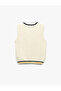 V-Neck Knitted Textured Bow Detailed Sweater Sweater - 2