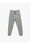 Printed Tie-Waist Cotton Sweatpants