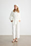 Limon Embroidered Cotton Linen Shirt - 2