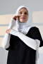 Women's Palm Long Combed Cotton Hijab Oversleeve Cream - 2