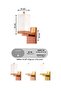 مصباح حائط LED ثابت حديث 9897-W - 10 واط | 3 أوضاع إضاءة | تصميم أنيق وبسيط | مصباح حائط - 4