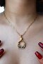 Gold Color Stone Detailed Ysx Y Necklace - 2