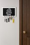Home Sweet Home Written Wooden Keychain Hanger Stylish, Modern and Aesthetic Wall Decor for Door Edge