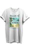 Dream of Summer Written Palm and Seaside Themed 100% Cotton Regular Fit Unisex T-Shirt