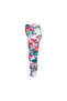 Fuchsia Flower Girl Patterned Seasonal Leggings - 3