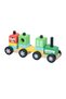 Set constructie din lemn Tractor 11 piese - 2