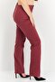 Women Regular Fit Plain Stretchable Denim, Maroon - 3