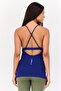 Women Sportswear Fit Sleeveless Training Tank Top, Navy Blue - 3