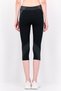 Women Sportswear Fit Brand Logo Outdoor Crop Tights, Black - 3