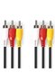Cablu audio 3 RCA la 3 RCA, 3m, multicolor - 3