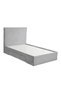 Wesley 120x200 Teen Single Bed with Drawers - Dark Grey L218xW130xH121cm - 4
