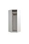 Infinity Corner Wardrobe with Hanger and Shelves - Light Taupe L95xW59xH230cm - 2