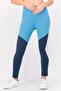 Women Sportswear Fit Pull On 3/4 Leg Training Tights, Blue