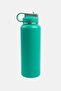 Stainless Steel Brand Logo Straw Bottle, Green - 2
