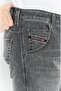 Men Regular Fit Wash Stretchable Denim Jeans, Dark Grey - 3