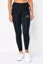 Women Tight Fit Mid Rise Training Leggings, Black