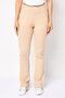 Women Regular Fit Textured Flare Pants, Light Beige