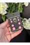 Matte Suede Look Big Small Ball Pearl 8-Piece Studded Earrings Set Light Candy Pink