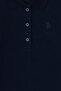 Girl's Navy Blue Polo Neck Basic Sweatshirt 50316836-Vr033 - 5