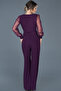V-Neck Glitter Jumpsuit Abt36918 - 2