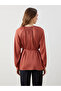 Nevavm Women's Textured Tunic with Oval Collar and Contrast - 6