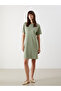 Nevavm Oval Collar T-Shirt Dress with a Difference