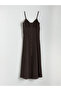 Nevavm Heart-Shaped Neckline, Drawstring Detail, and String Strap Dress - 5