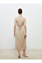 Nevavm Textured Crepe Shirt Dress with a Difference - 4