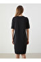 Nevavm Oval Collar Knitwear Dress with a Difference - 4