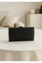 Dm3595 Women's Stylish and Elegant Evening Dress Bag - Black and Metallic Detailed - 2