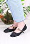 027-721 Fls Stone Buckle Detailed Comfortable Women's Ballerinas - 2
