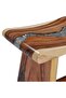 Stool Solid Suar Wood and Polyresin - 6