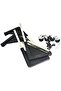 Multifunctional Movable Washing Machine And Refrigerator Stand Black/Silver - 2