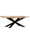 Dining Table 180x90x76 cm Solid Rough Mango Wood - 7