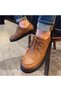 Kn-T12 Men's Daily Lace-Up Skin Classic Shoes Cst - Tan - 3
