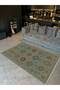 Mosso Antique Look Multicolored Patterned Woven Base Modern Decorative Carpet Mosso137 - 4